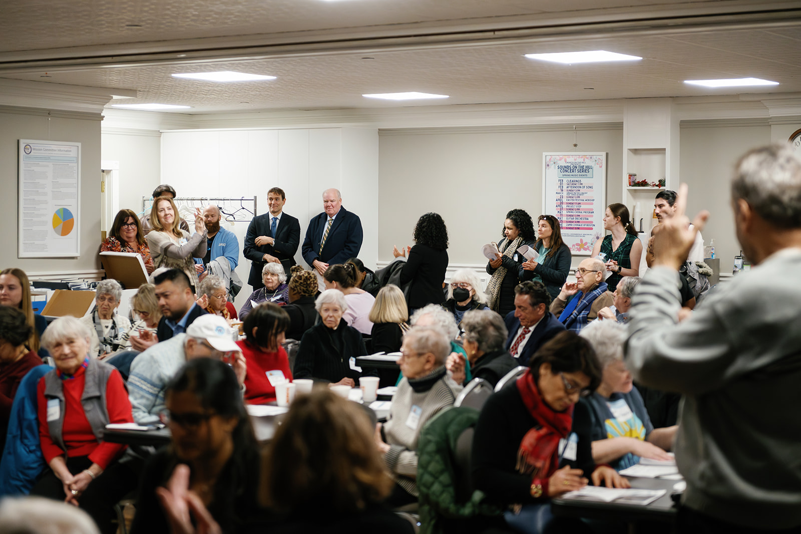 2Life residents, staff, and policy makers at MRVP Cookie Day