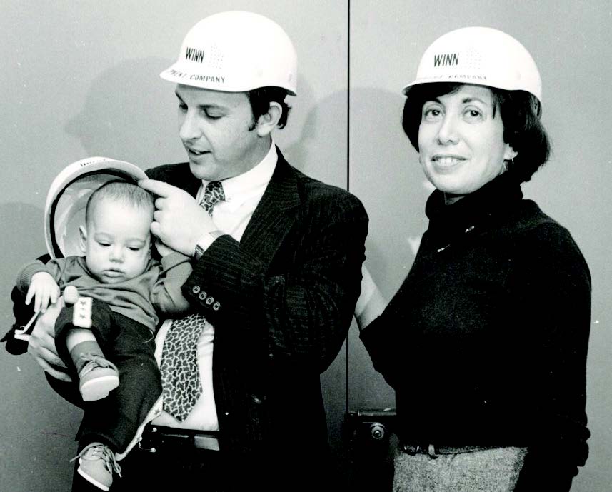 Pictured: Roger Cassin, Irma Schretter and their son Peter Cassin.