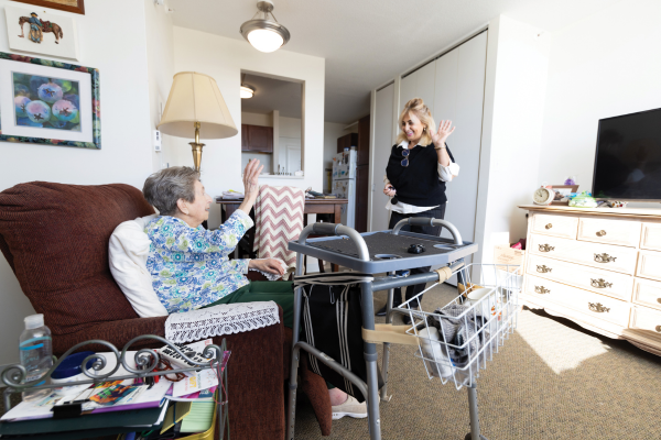 CHSP home health aides are one part of the extensive on-site support system available at our Brighton campus which also includes physical therapists, visiting nurses,  and homemakers.