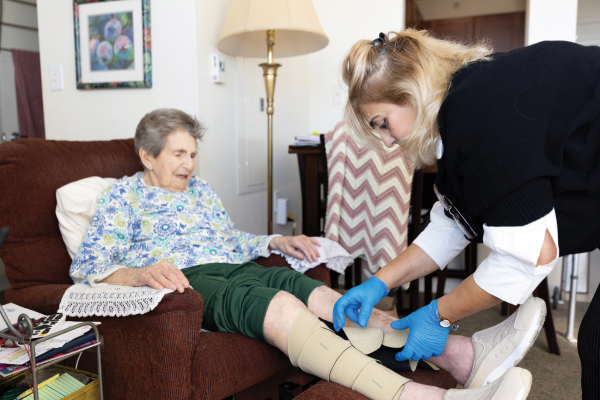 CHSP aides assist residents who are more frail and may need just a little support with things such as getting compression stockings on in the morning and taken off in the evening.