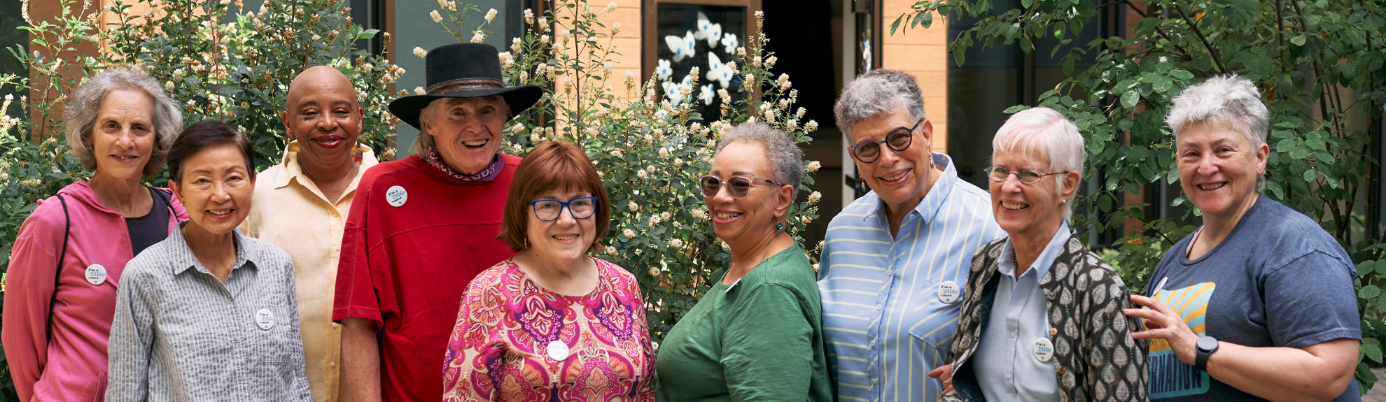 2Life residents smiling outdoors