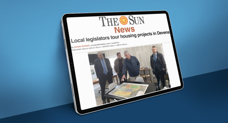 Local Legislators Tour Housing Projects in Devins - Lowell Sun