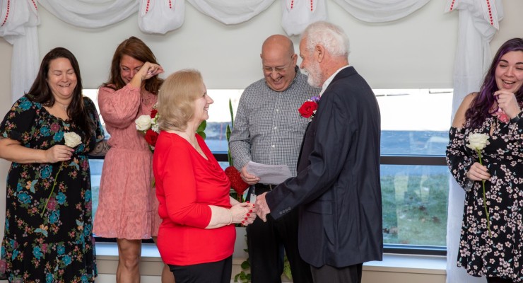 Valentine's Day Wedding at Shirley Meadows