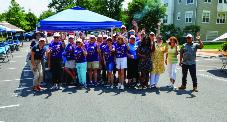 2Life staff and volunteers outside of Shillman House in Framingham, MA