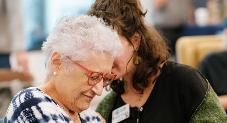 Receiving a blessing during the Blessing of the F(l)eet