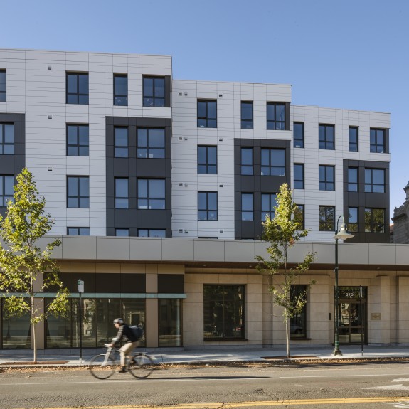 Exterior photo of Brown Family House in Brookline, MA