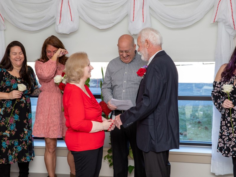 Valentine's Day Wedding at Shirley Meadows