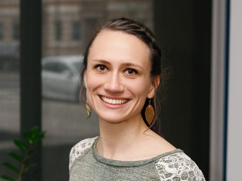Madeline Ludtke, Therapeutic Arts Manager, smiling in a professional headshot.
