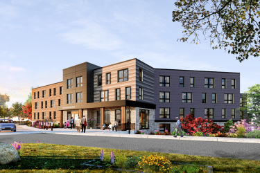 Rendering of Golda Meir expansion