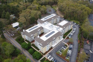 Overhead view of Shillman House