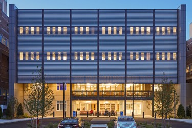Evening view of the 2 Life Main Offices