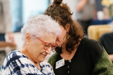 Receiving a blessing during the Blessing of the F(l)eet